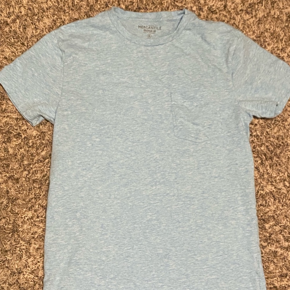 J Crew Factory Light Blue T-Shirt (S)